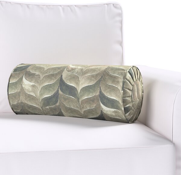 Bolster cushion with pleats