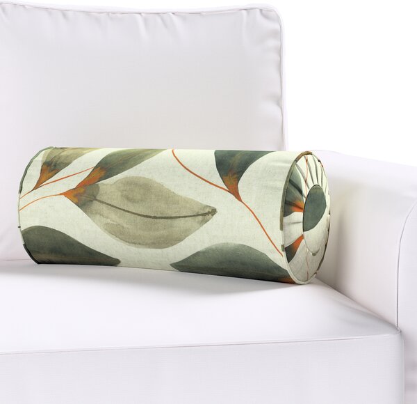 Bolster cushion with pleats