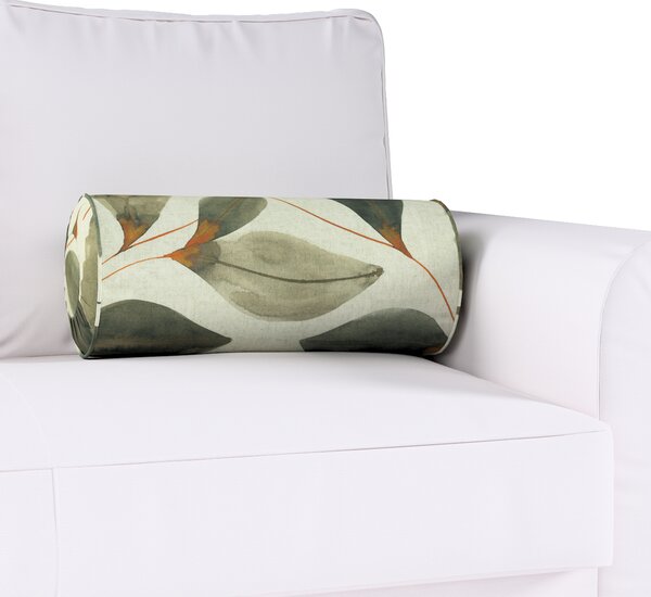 Bolster cushion with pleats