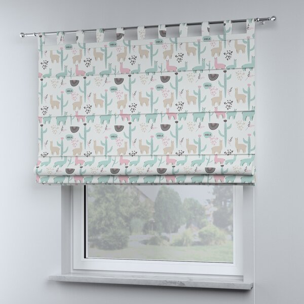 Oli tab top roman blind