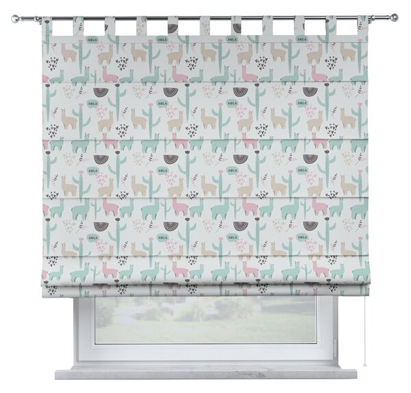 Oli tab top roman blind
