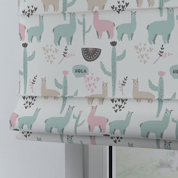 Oli tab top roman blind
