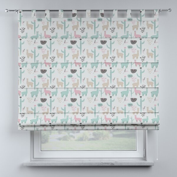 Oli tab top roman blind