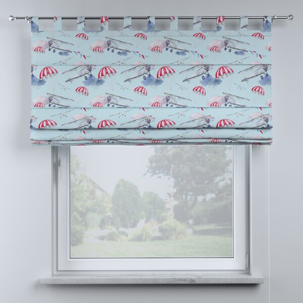 Oli tab top roman blind