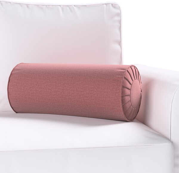 Bolster cushion with pleats