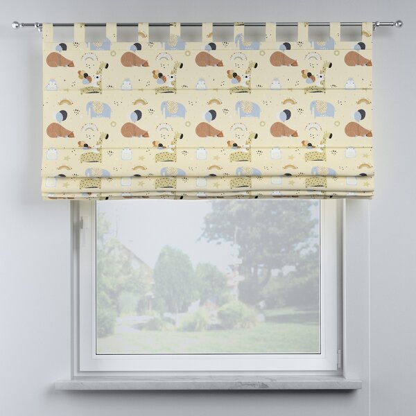 Oli tab top roman blind