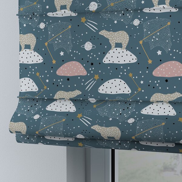 Oli tab top roman blind