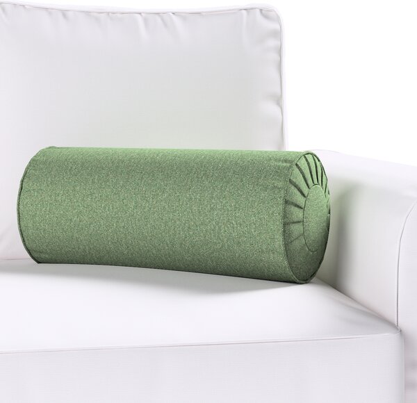 Bolster cushion with pleats