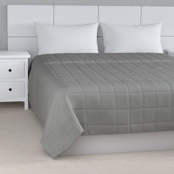 Check quilted throw
