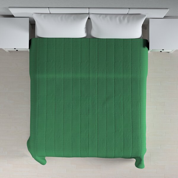 Stripe quilted throw