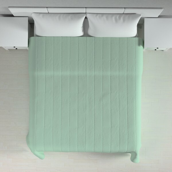 Stripe quilted throw