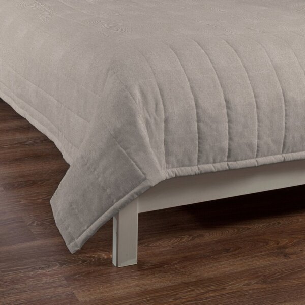 Stripe quilted throw