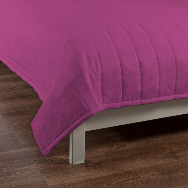 Stripe quilted throw