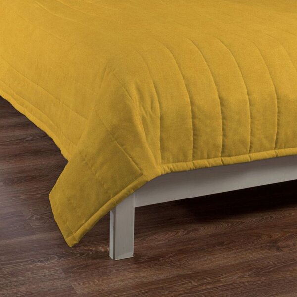 Stripe quilted throw