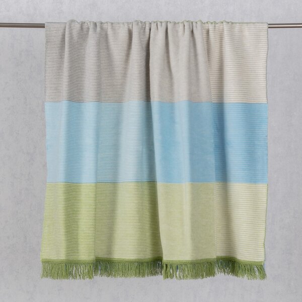 Blanket Cotton Cloud 150x200cm Pastel Green&Blue
