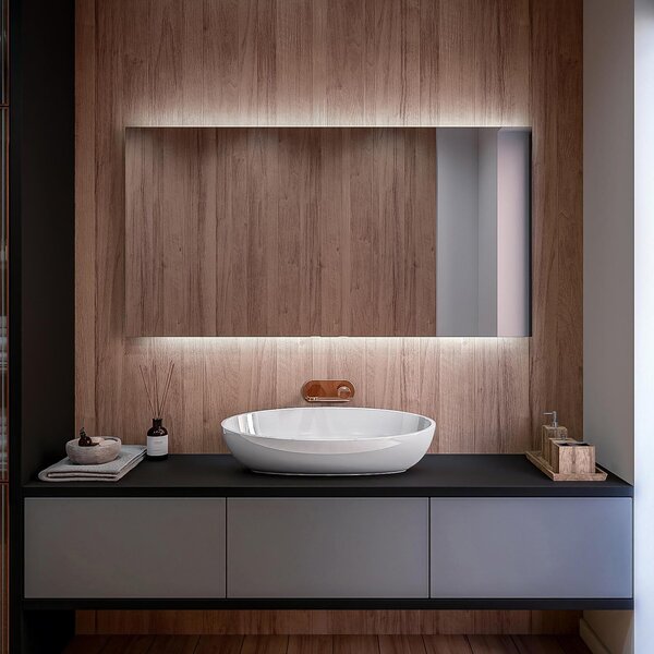 Designer backlit LED Bathroom Mirror L102