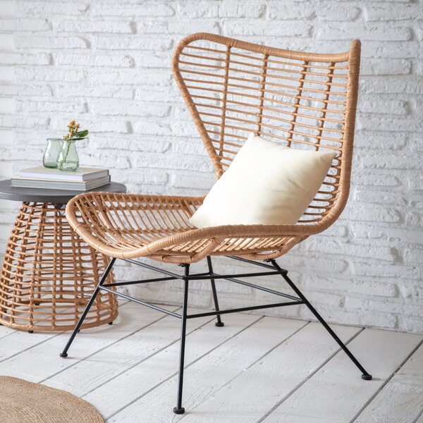 Hampstead Winged Back Bamboo Chair