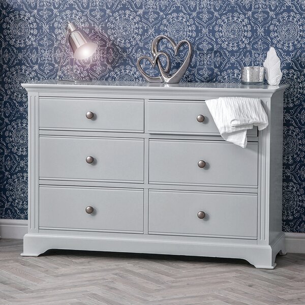 Banbury Grey Painted Chest of 6 Drawers
