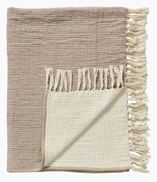 Rillia Throw - Natural by Lene Bjerre