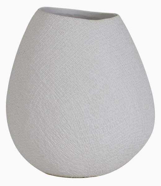 Ceramic Vase Jake by Light and Living, Large White