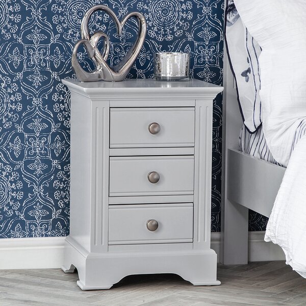 Banbury Grey Painted Large Bedside Table