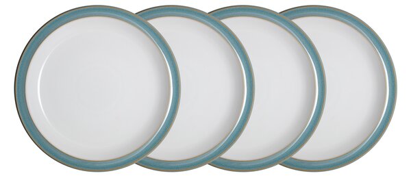 Azure 4 Piece Medium Plate Set