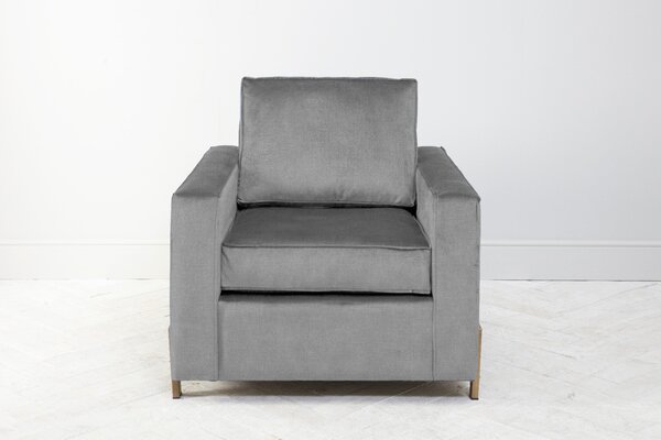 George Armchair in Silver Spoon