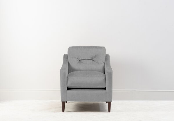 Nathan Armchair in Silver Spoon