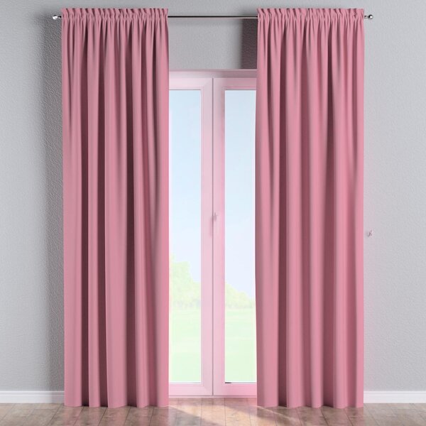 Slot and frill curtains