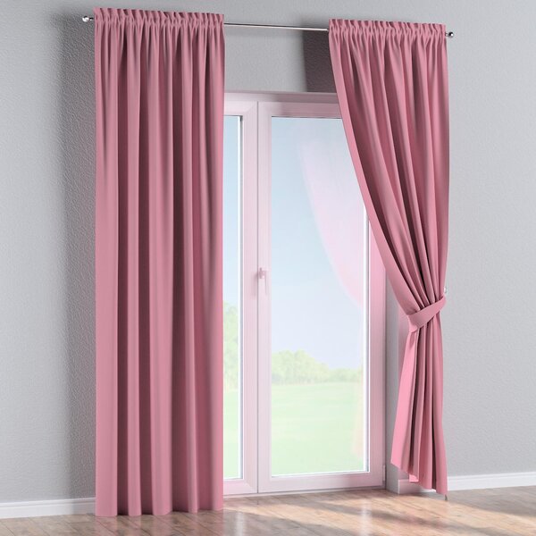 Slot and frill curtains