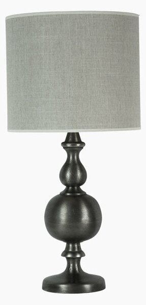 Table Lamp | Varvik Dark Bronze with Dusty Blue shade