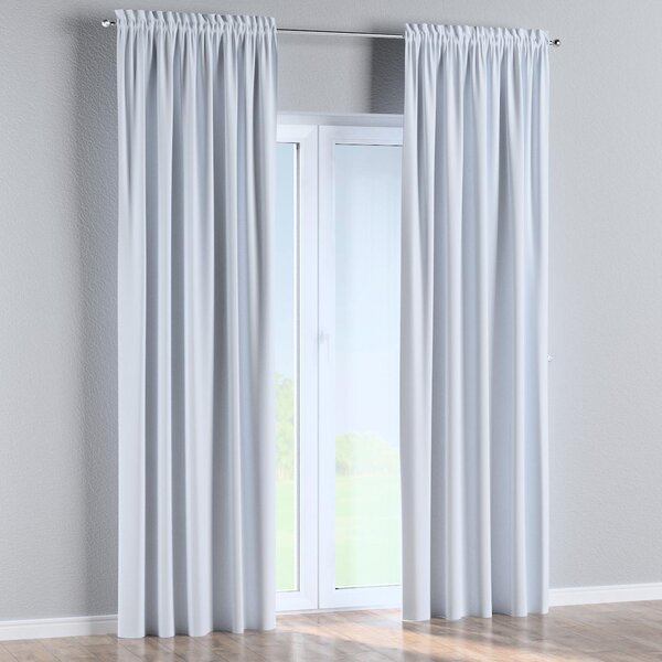 Slot and frill curtains