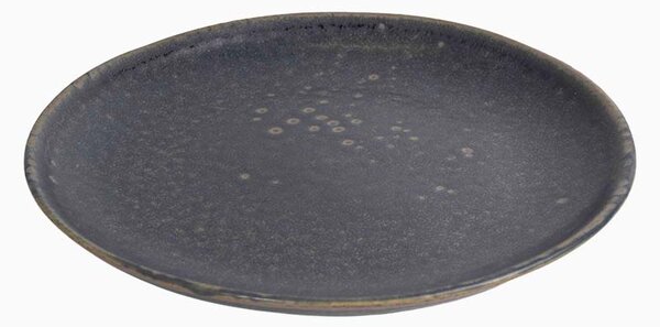 Bastia Black Stoneware Dining Collection, Side Plate