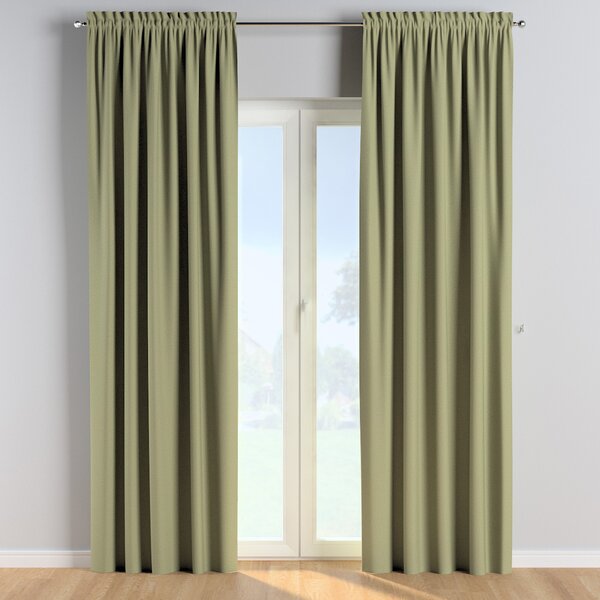 Slot and frill curtains