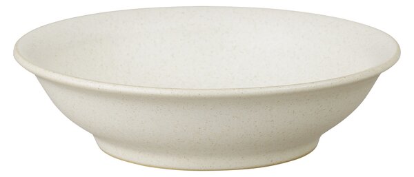 Impression Cream Medium Shallow Bowl