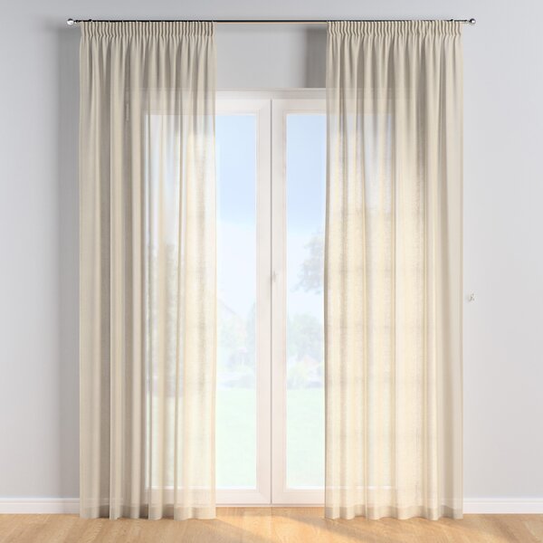 Pencil pleat curtains