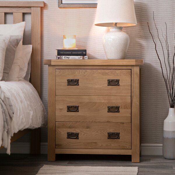 Winchester Oak Chest of 3 Drawers