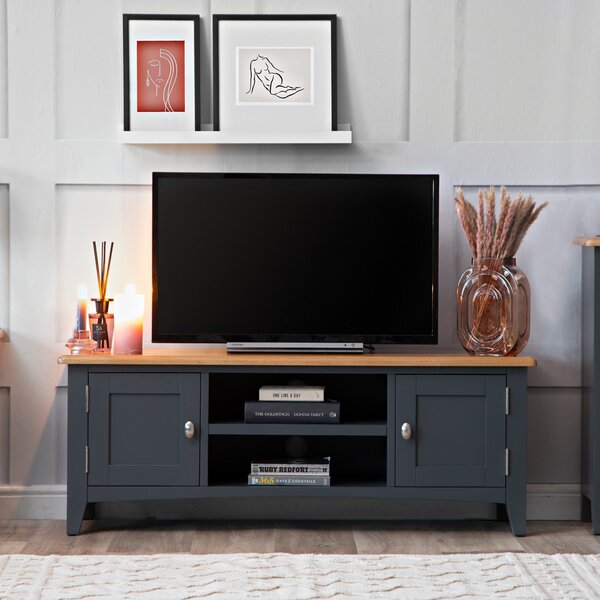 Gloucester Midnight Grey Painted Large TV Unit