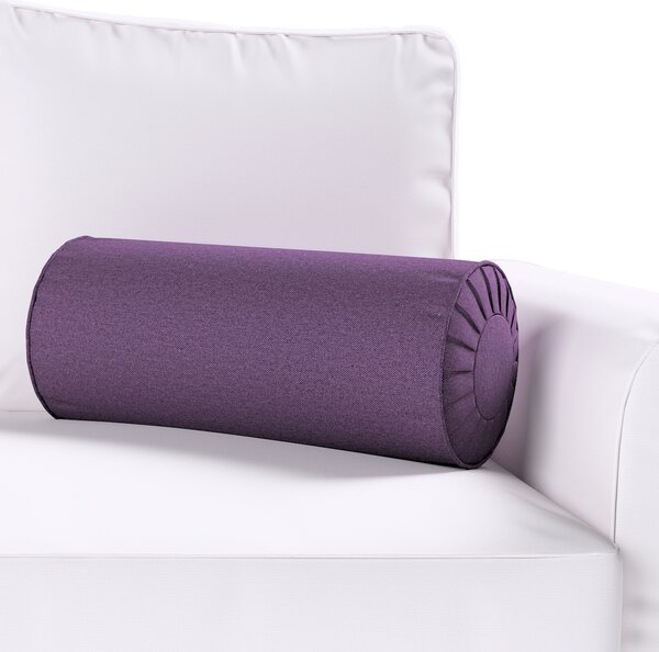 Bolster cushion with pleats