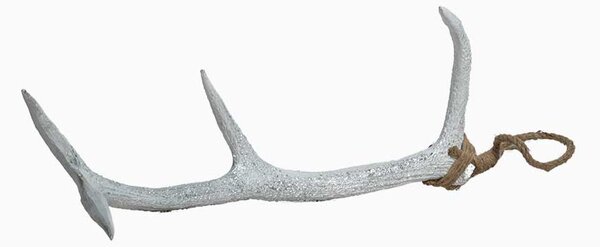 White and Silver Decorative Antler