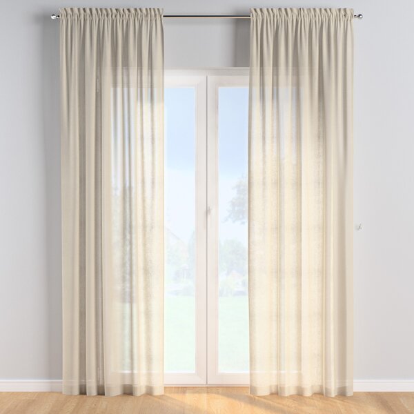 Slot and frill curtains