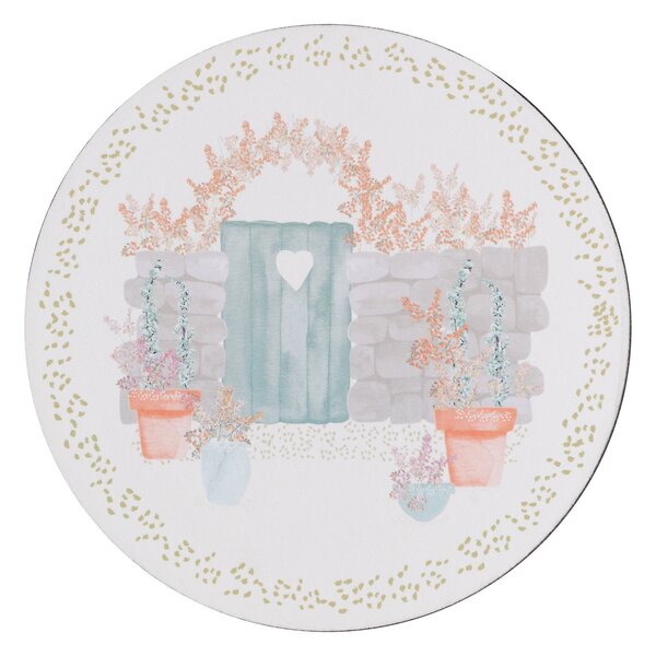 Denby Walled Garden Round Coasters Pack of 6