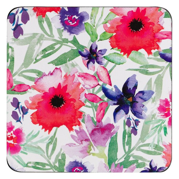 Denby Watercolour Floral Coasters Pack of 6