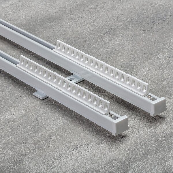 Set - TS double ceiling aluminium rail 150cm