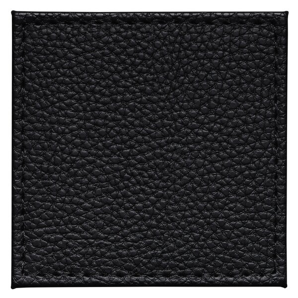 Denby Black Grey Reversable Faux Leather Placemats Set Of 4