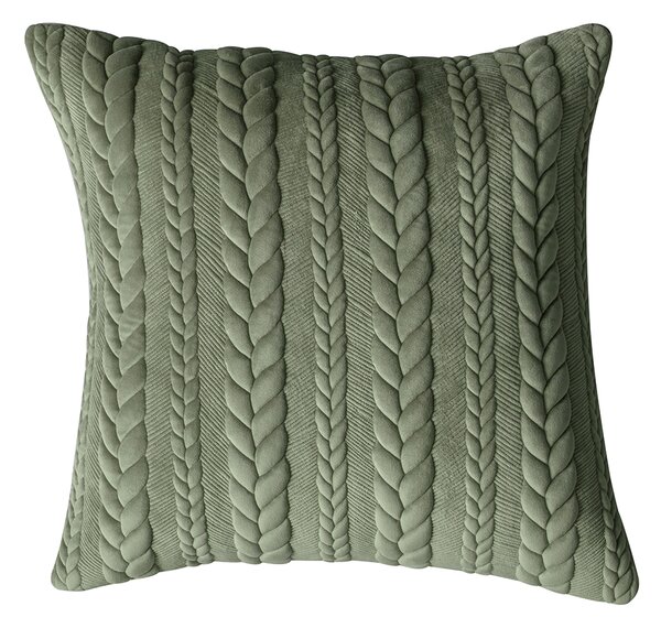 Trigo Sage Embroidered Cushion