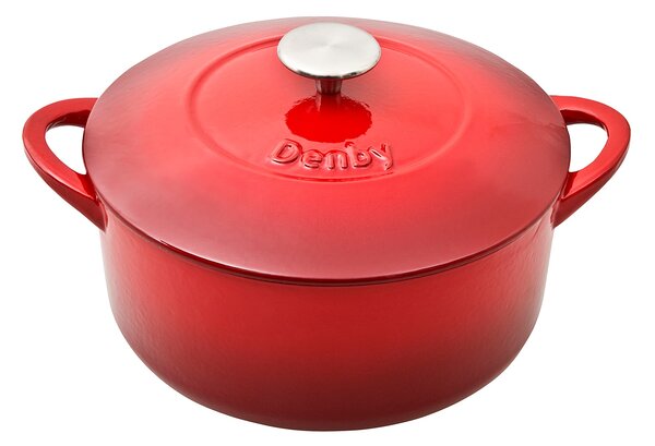 Denby Pomegranate Cast Iron 24Cm Round Casserole
