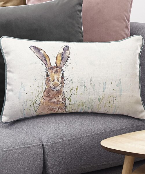 Damart Rabbit Watercolour Cushion
