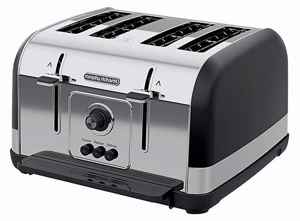 Morphy Richards Venture Black Toaster