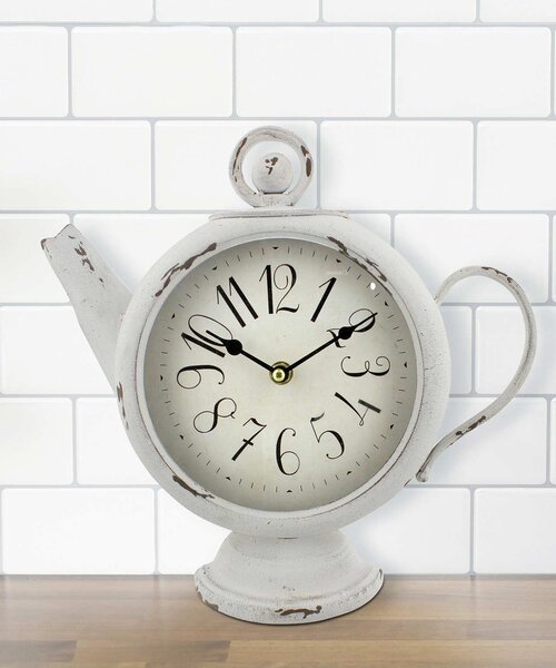 Damart Teapot Mantel Clock